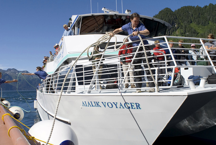 The Aialik Voyager is one of two sister ships the Callisto Voyager vessel will join in the spring of 2014. Photo courtesy of CIRI Alaska Tourism.