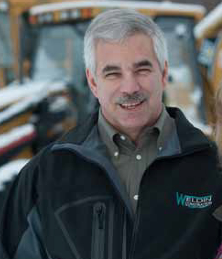 Outgoing Weldin Construction President Dick Weldin.