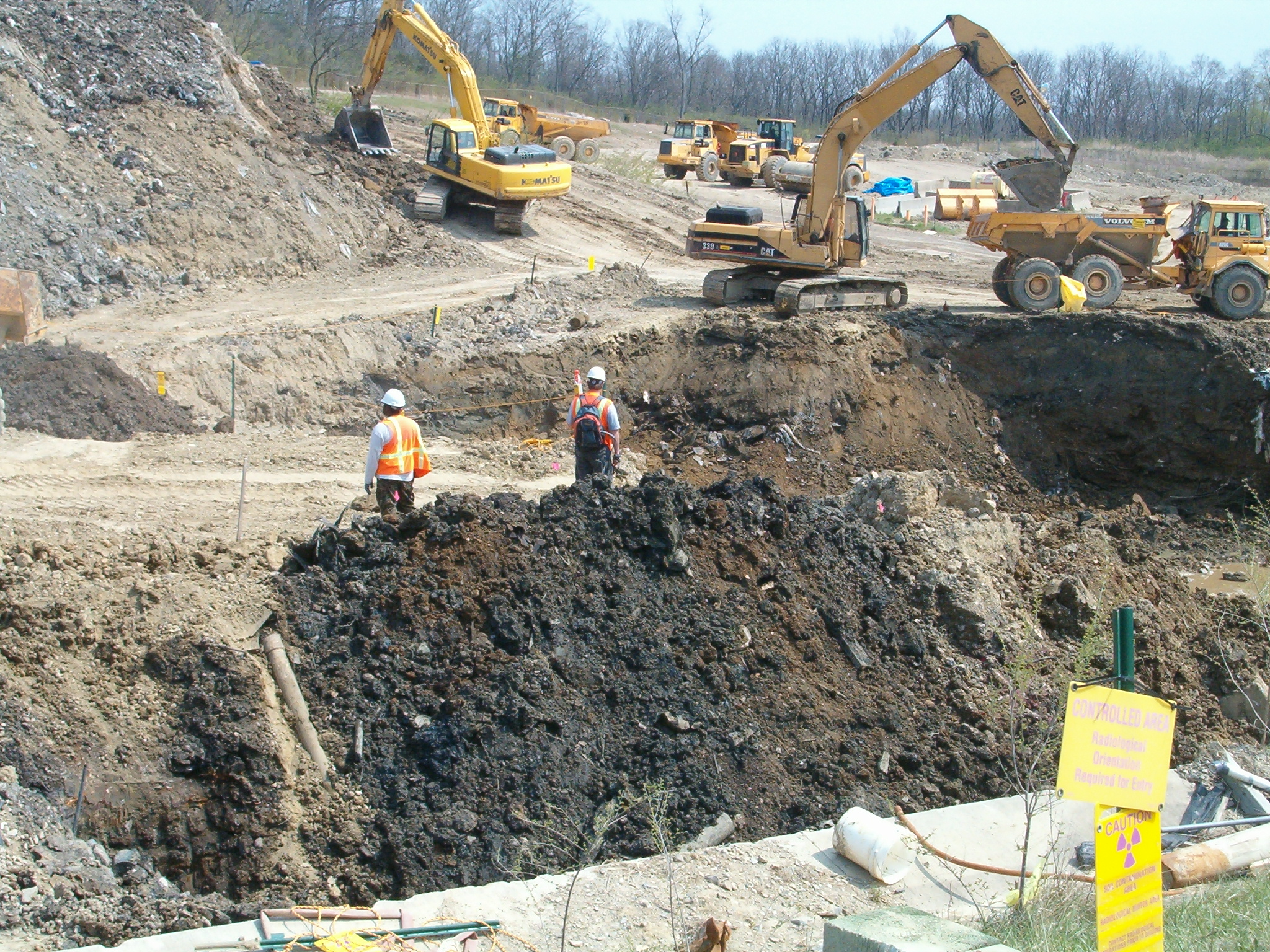 Portage is an expert at environmental cleanup work, which includes excavating, loading and hauling waste, and accepting, placing and compacting that waste at separate disposal sites. Photos courtesy of North Wind Group.