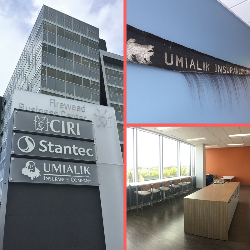 Umialik, a personal and commercial insurance company, moved into the Fireweed Business Center in May and now occupies the entire fifth floor of the building. Photos by Jason Moore.
